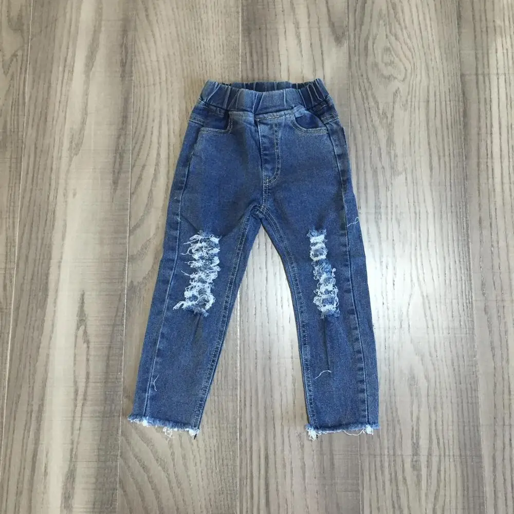 Детская одежда для маленьких девочек на весну осень и зиму Хлопковая джинсовые