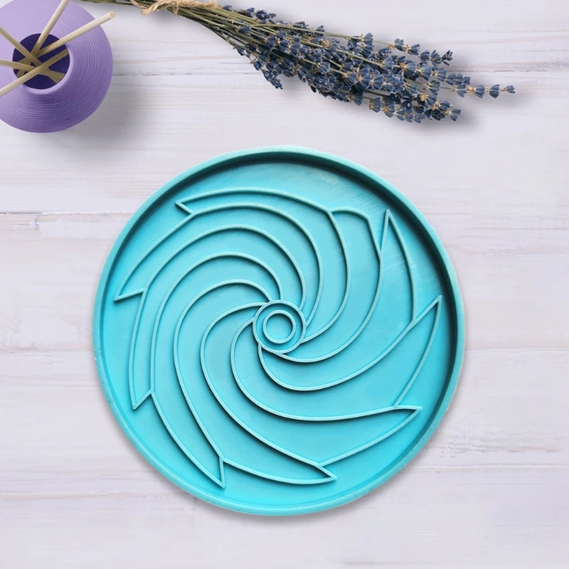 

652B Tornado Coaster эпоксидная смола, форма Cup Mat Mug Pad силиконовая форма «сделай сам» Crafts Tool
