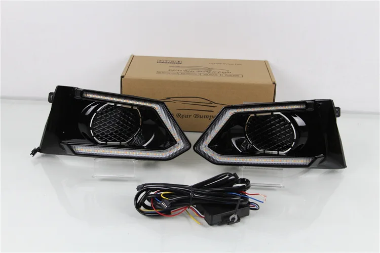 2 шт. Светодиодный дневной ходовой светильник водонепроницаемый автомобильный 12