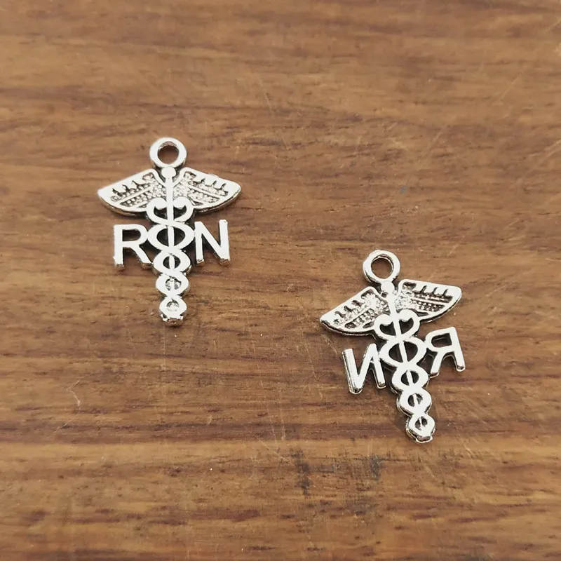 10 шт. медицинские Подвески Rn 20*15 мм тибетские посеребренные античные украшения