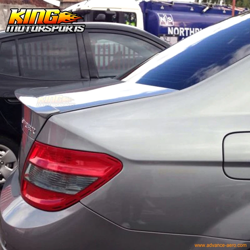 Подходит для 2008-2014 Benz c-класс W204 AMG стиль багажник спойлер ABS окрашенные матч #197