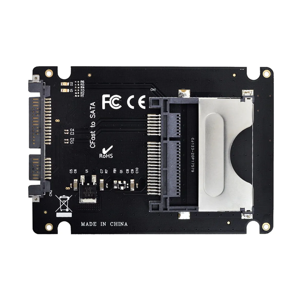 CY CFast 2 0-SATA адаптер для карт 5 дюйма Чехол SSD HDD кардридер ПК ноутбука |