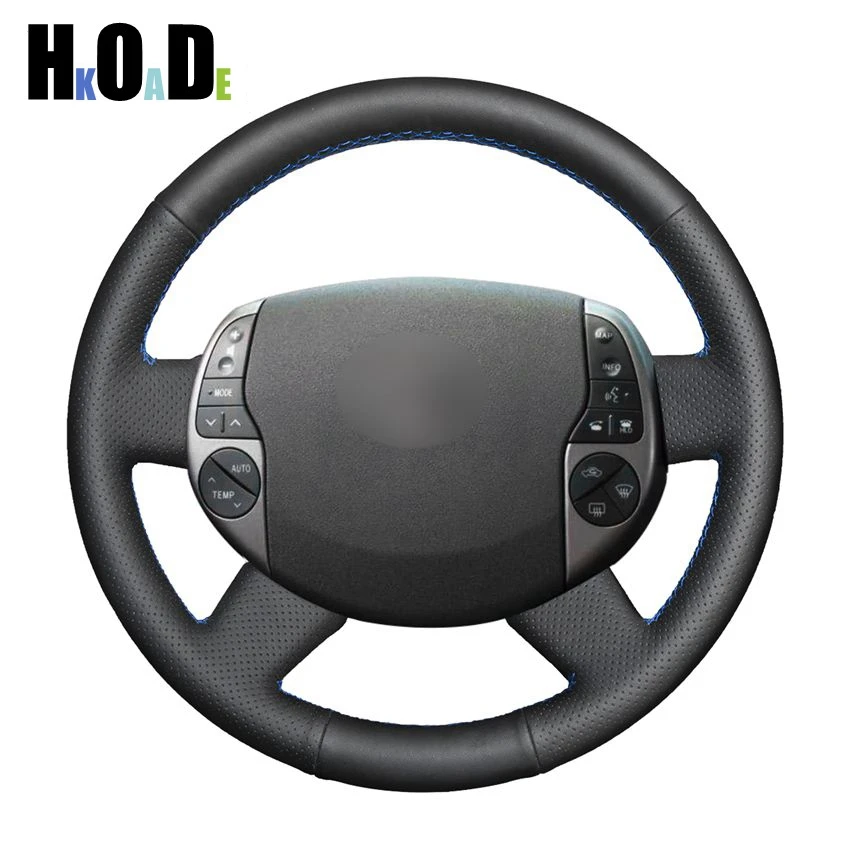 Чехол рулевого колеса из искусственной кожи для Toyota Prius 20(XW20) 2004 2005 2006 2007 2008