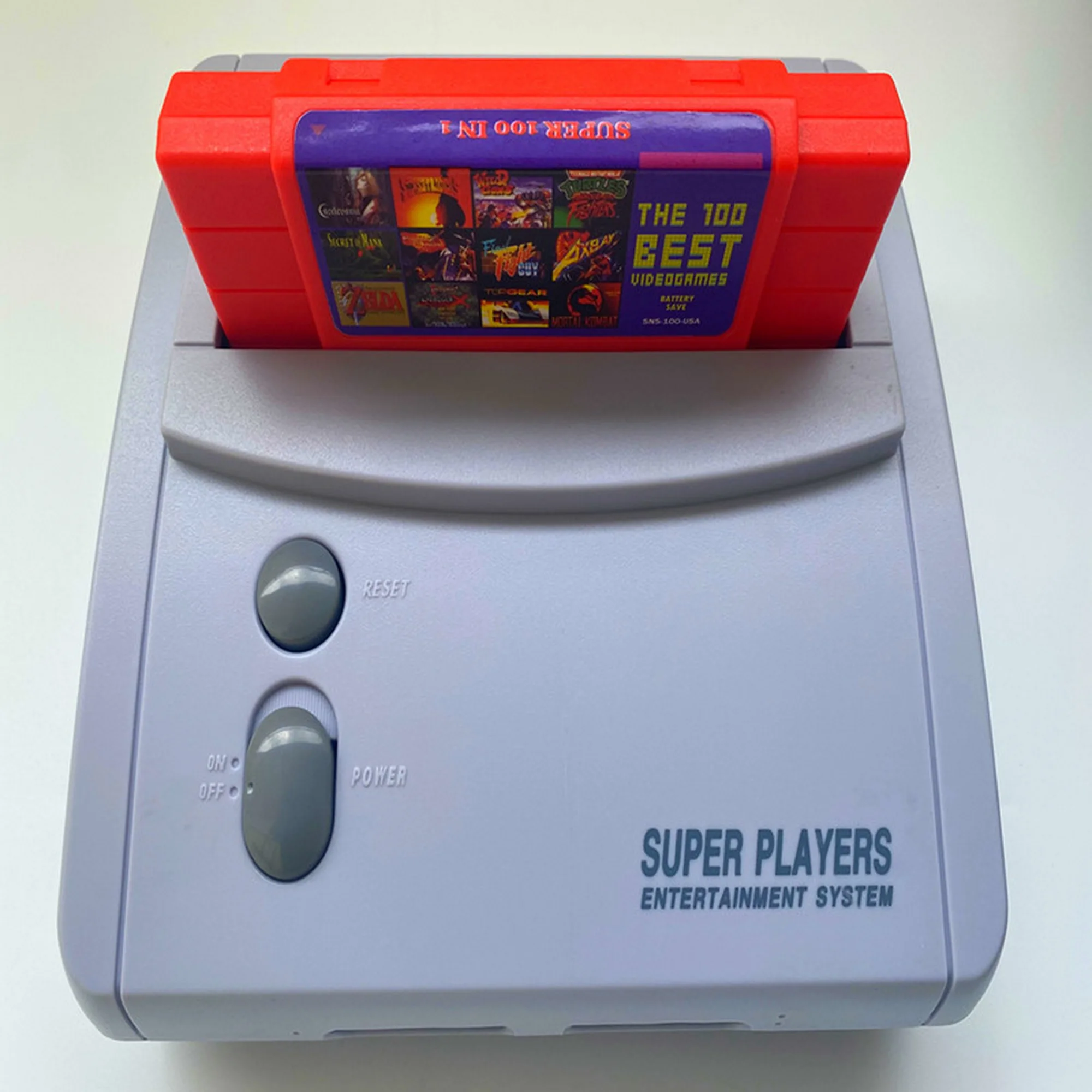 16 битная развлекательная система совместимая с Super Nintendo Games оснащена 100 или 101 в 1