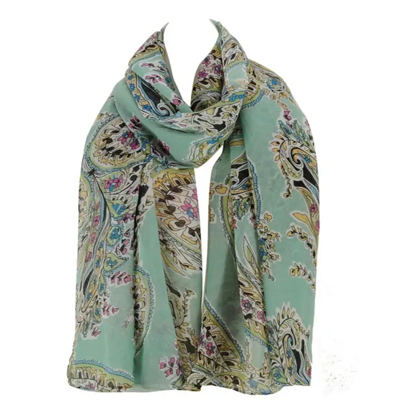 

Spring New Products Fashion Printed Scarf Fabrics Silk Scarves Women Versatile Kerchief Headscarf Winter shawls/SF721