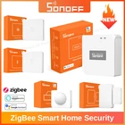 SONOFF Zigbee мостбеспроводной переключательдатчик температуры и влажности движениябеспроводной датчик окон и дверейZBMINI работает с Google Home