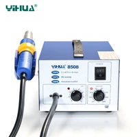 esd hot air temperature controlled air soldering station with silicone line yihua 8508