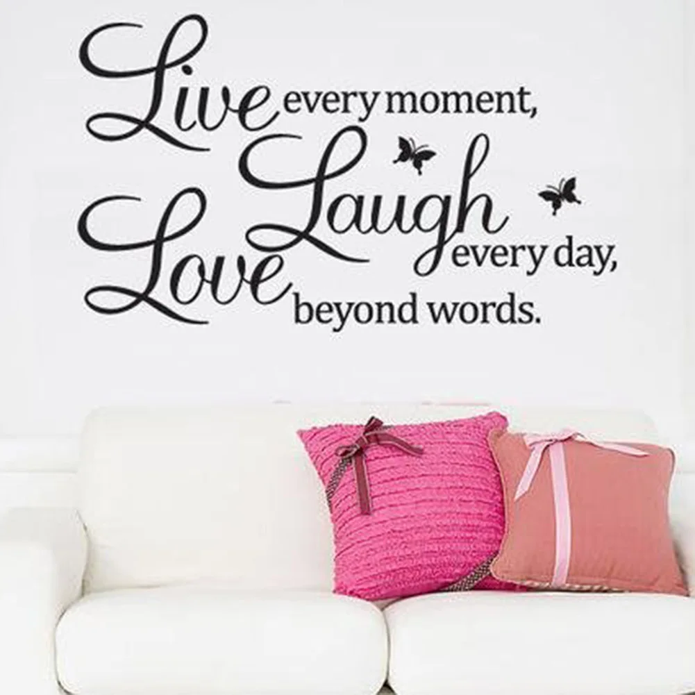 Оконная пленка DIY декоративная роспись стен дома Живой Смех Любовь Настенная