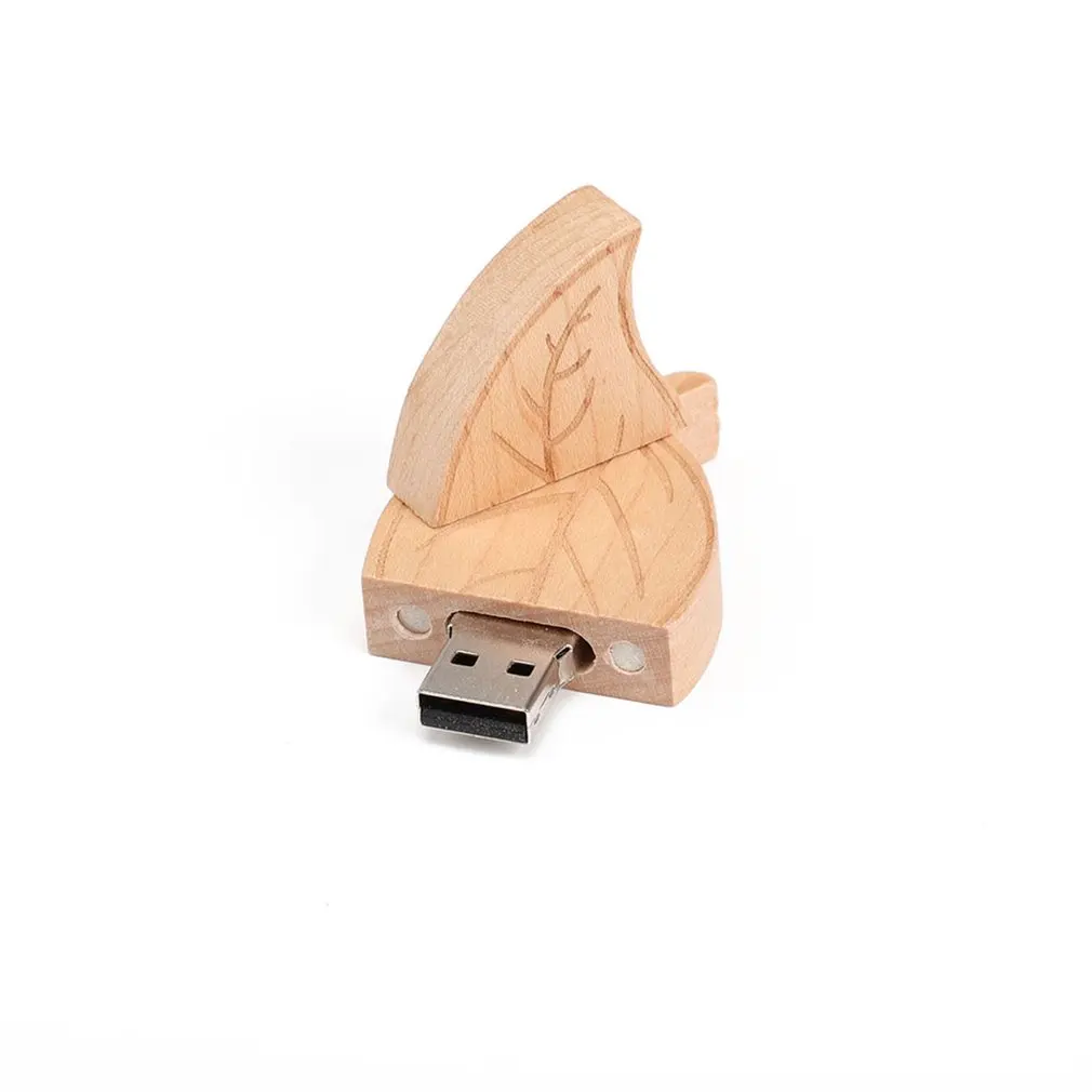 Деревянный античный стиль 128GB флеш накопитель натуральный эко Винтажная