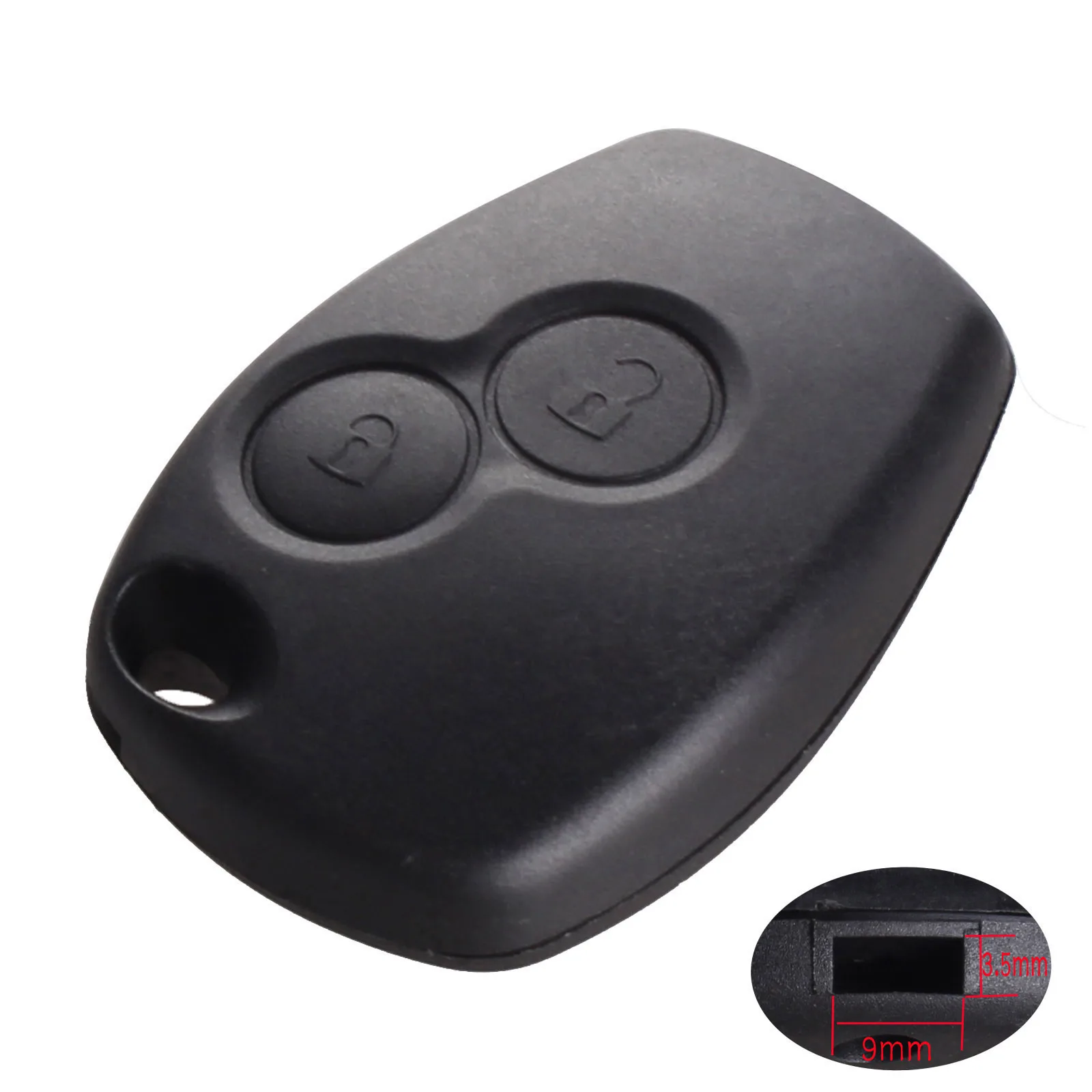 Dandkey 2BTN чехол для дистанционного ключа Renault Megane Modus Espace Laguna Duster Logan DACIA Sandero Fluence Clio
