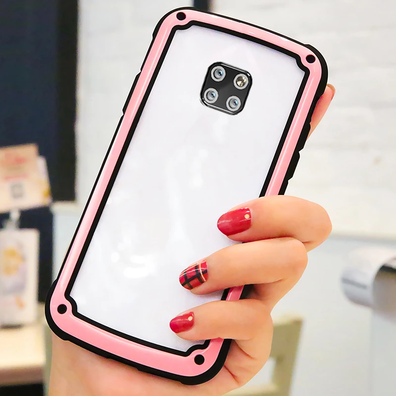 Ударопрочный Прозрачный чехол для телефона Huawei Mate 20 P30 P20 Lite Pro Nova 3i 4 милый из ТПУ