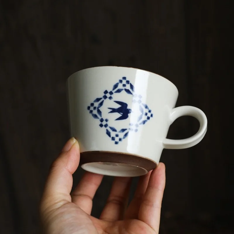 

Ceramic Coffee Mug Breakfast White Vintage Coffee Cup And Saucer Set Turkish Coffee Cups Kubki Do Kawy I Herbaty Ceramic Mug