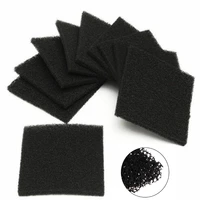 1020pcs universal black activated carbon foam sponge air filter impregnated sheet pad filter sponge