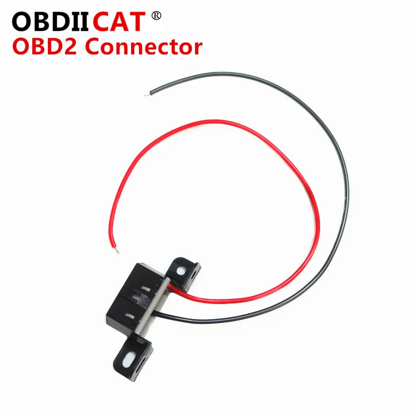 OBDIICAT OBD разъем OBD2 16pin диагностический интерфейс гнездо для провода &quotмама&quot