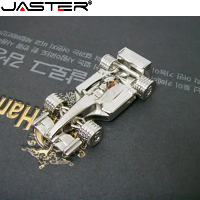 JASTER мини автомобильный стиль USB флеш-накопитель F1 Форма автомобиля USB 2,0 4 ГБ 8 ГБ 16 ГБ 32 ГБ 64 Гб 128 ГБ Флешка Автомобильный ключ флэш-карта памяти