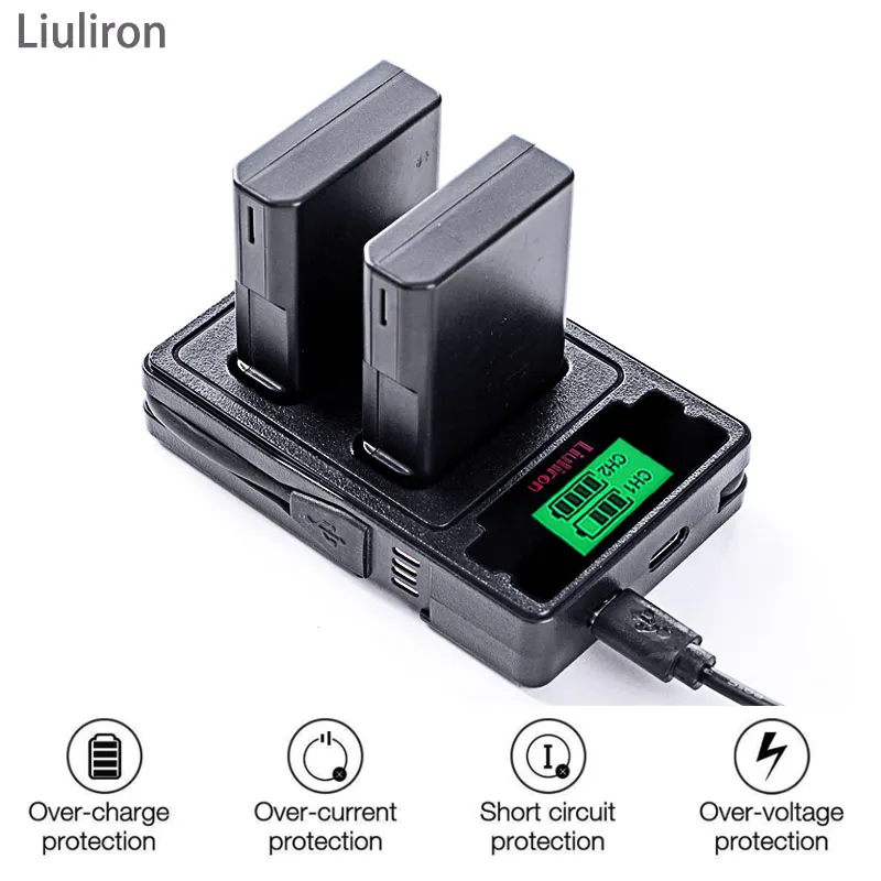 Акумуляторная батарея EN-EL14 EN-EL14a ENEL14 RU EL14 EL14a Батарея для Nikon D3100 D3200 D3300 D5100 D5200 D5300 P7000 Аксессуары для фотоаппаратов