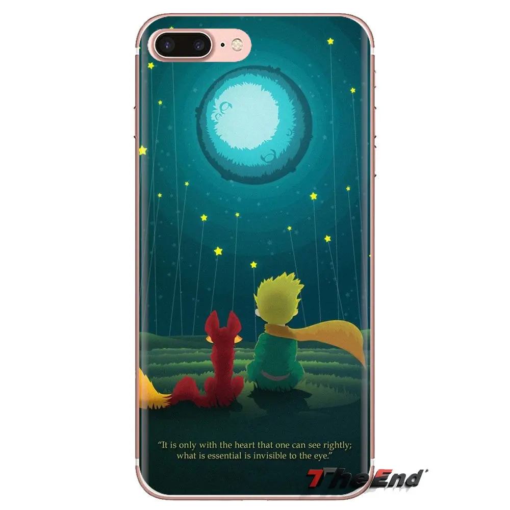 For Samsung Galaxy A3 A5 A7 A9 A8 Star A6 Plus 2018 2015 2016 2017 little prince fox quotes Soft Transparent Cases Covers |