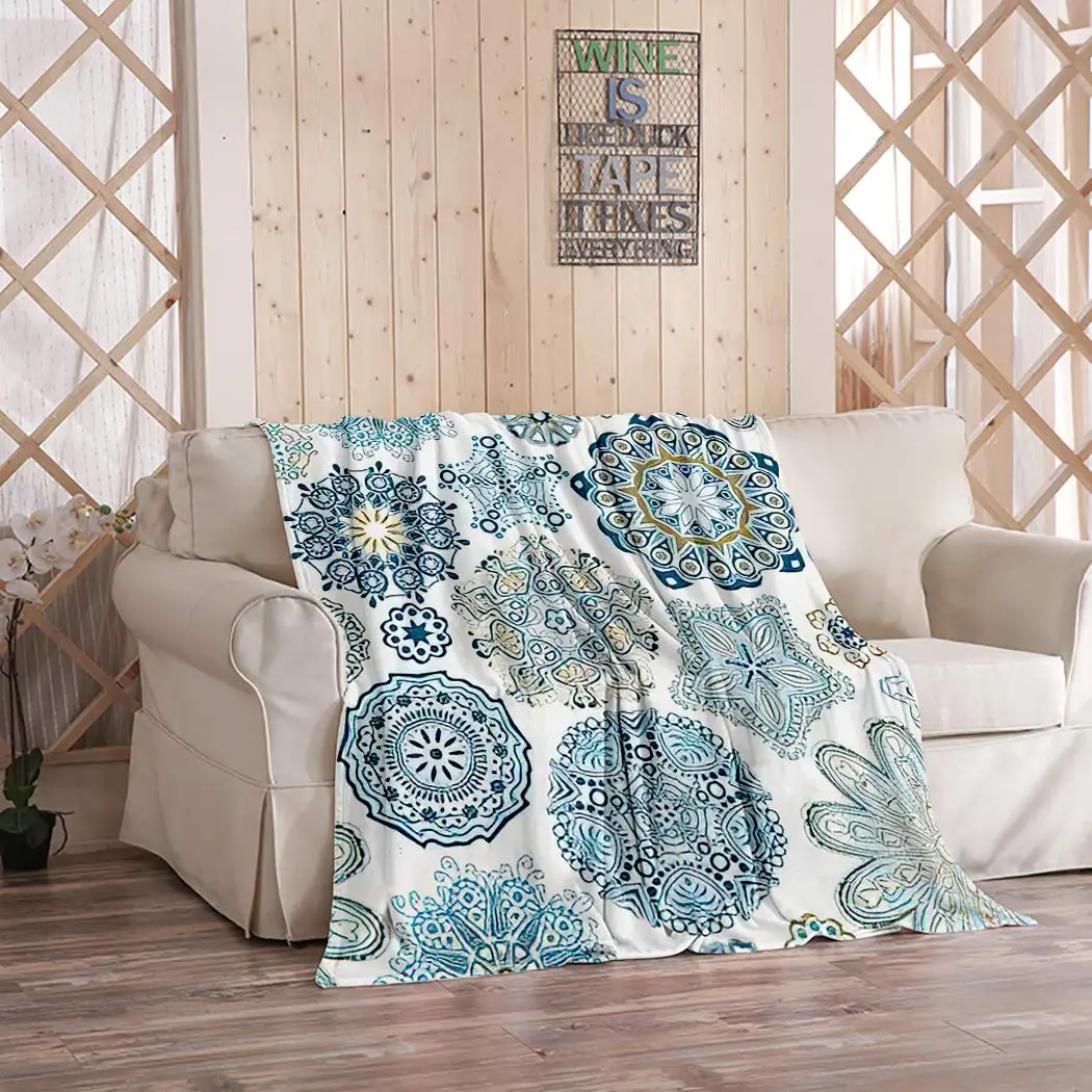 

Christmas Snowflake Throw Blanket Floral Flowers Copy to The Side and You'll Get Seamlessly Sherpa Fleece Bedding