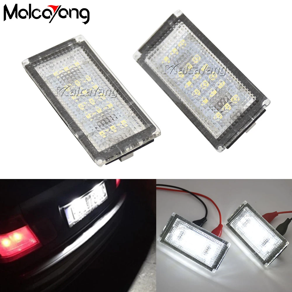 

For BMW 3 Series 325i 328i 318 320 E46 2D M3 Facelift Car Assessorie SMD White No Error Canbus Led License Plate Lights