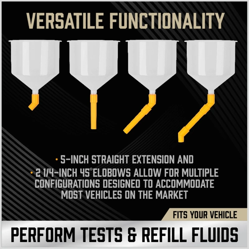 G5AD 15 шт. пластиковая заполняющая Воронка носик инструмент для заливки масла