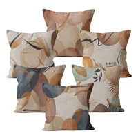 nordic flower pillowcase decoration modern cushion cover home decor decorative pillow case 4545 4040 for chair garden sofa