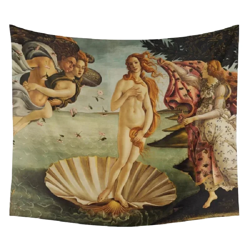 

The birth of Venus by sandro botticelli tapestries bedspread blanket bed sheet towels window curtain curtain tapestries