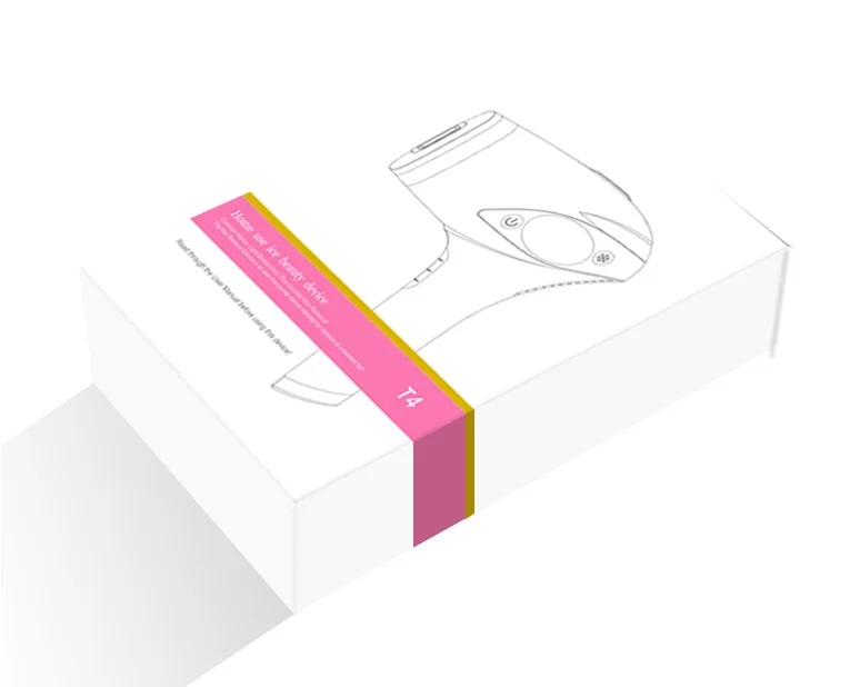 

2020 T4 IPL Epilator Permanente Laser depilador laser Bikini Trimmer Photoepilator with ICE COOLING function for 500000 shots