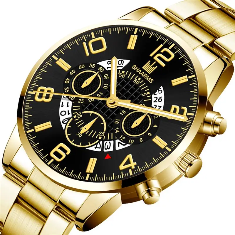 Мужские часы Reloj Hombre стильные персональный циферблат сплав ремешок кварцевые