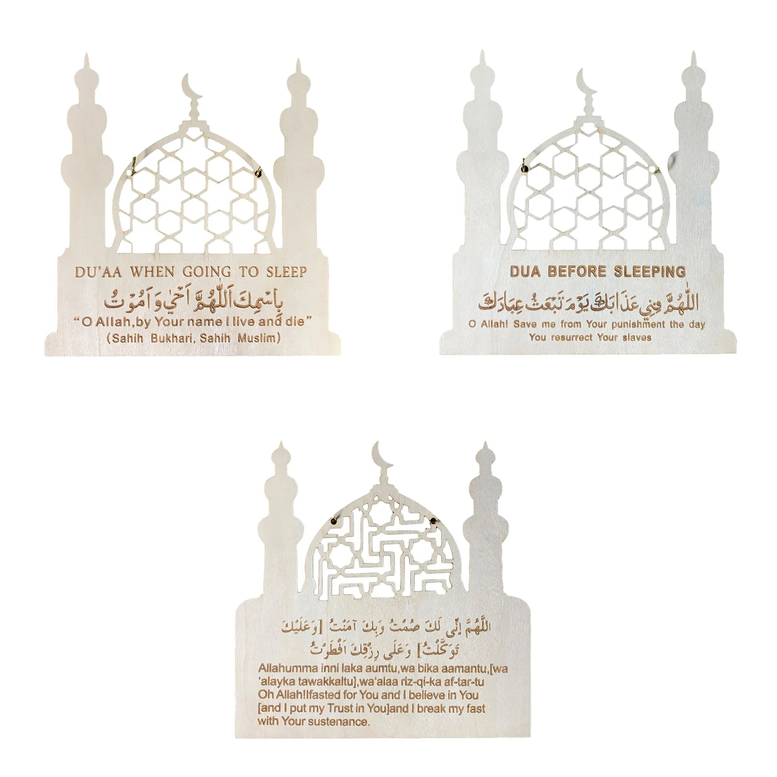 

Home Festival Decor Prayer Hanging Decoration Festival Wooden Ornament Pendant Door Wall Hanging Hanger Party Supplies