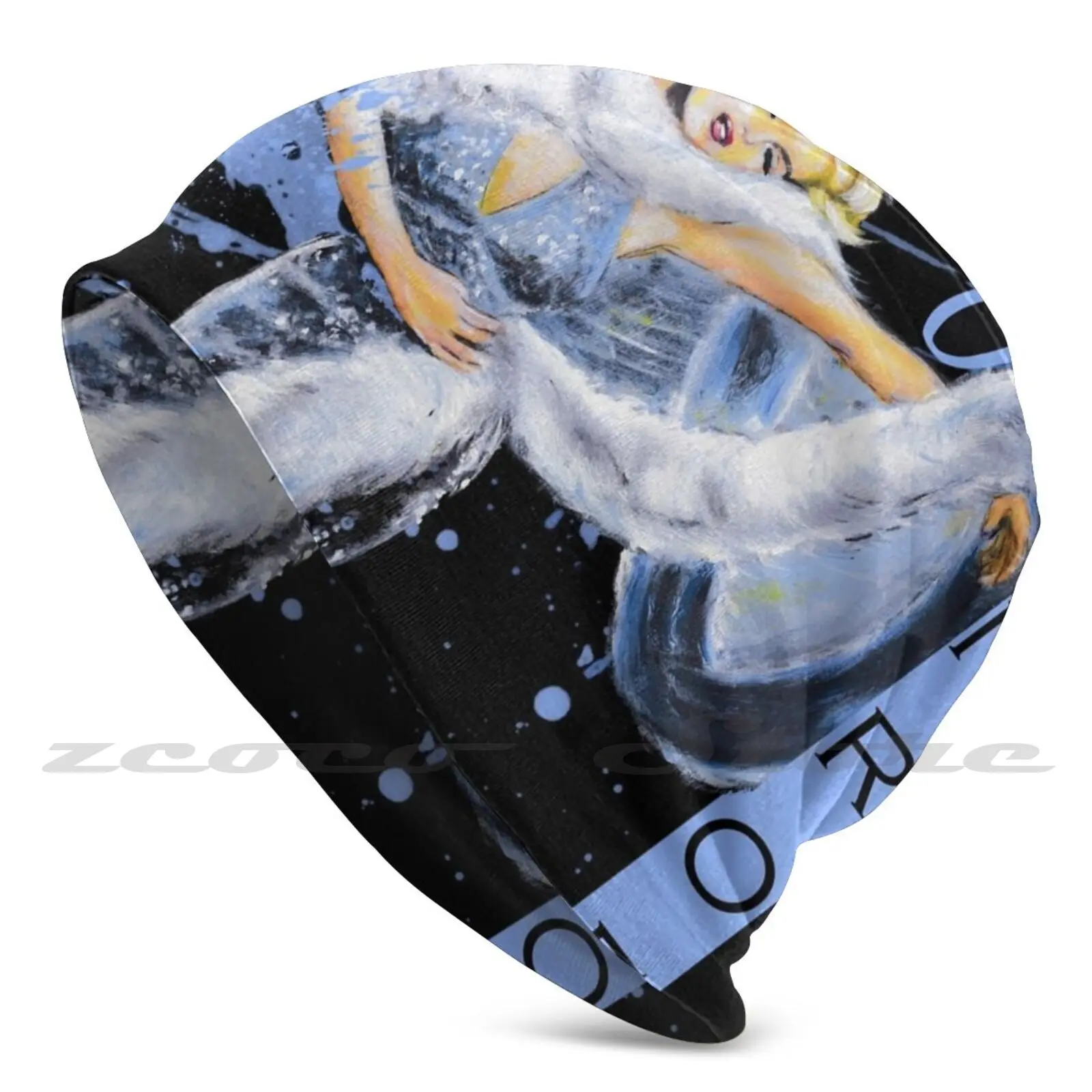 

Вязаная шапка Мэрилин Монро, эластичная мягкая Персонализированная шапка с рисунком в подарок, черная Мэрилин Монро, Светлана Пелин Синяя