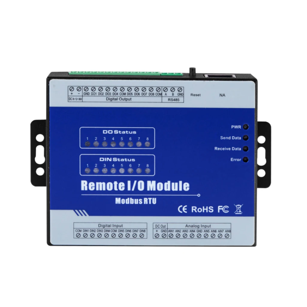 M330 Modbus RTD дистанционный IO модуль (8AI) RS485 сбора данных Поддержка TCP система