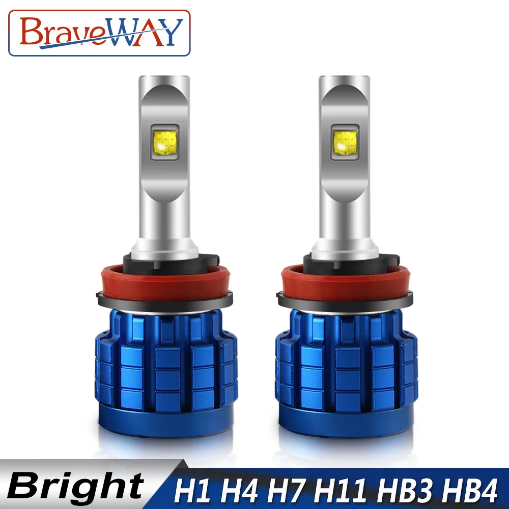 

Лампа светодиодсветодиодный BraveWay для автомобильных фасветильник, H4, H8, H9, H11, HB3, HB4, 9005, 9006, H7, Canbus H11