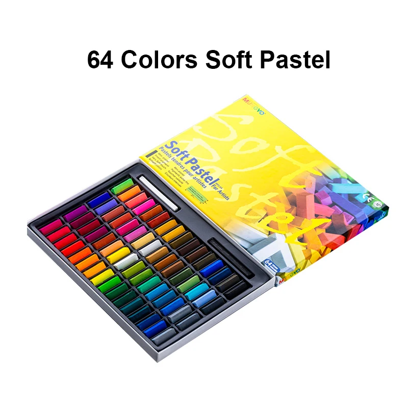 

Professional iridescent rainbow artist soft pastels set