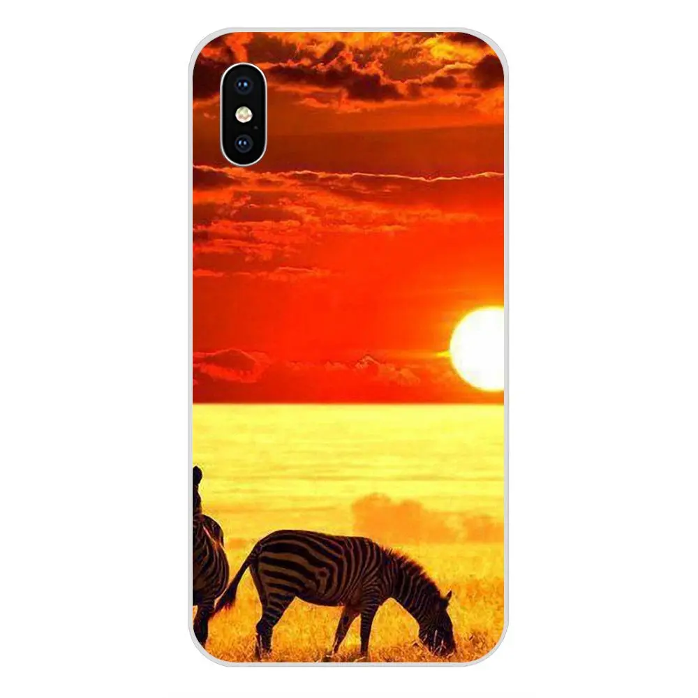 Мягкий модный мобильный телефон Horse Sunset Africa для Huawei P7 P8 P9 P10 P20 P30 Lite Mini Plus Pro Y9 Prime P