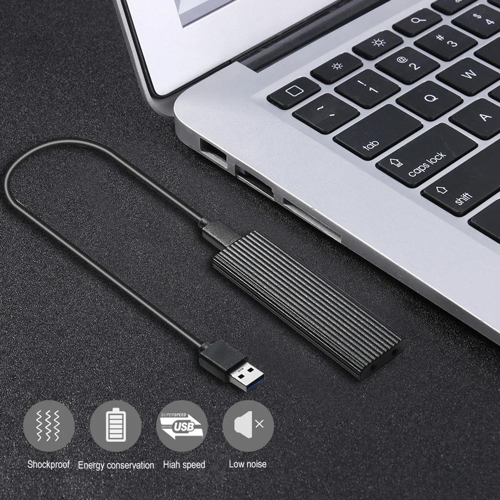 external mobile hard disk adapter m 2 nvme sata to usb3 1 ssd case aluminum alloy hard drive disk enclosure box free global shipping