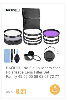 BAODELI Cpl Polarisatie фильтр 37 46 49 52 55 58 67 72 77 82 мм Цифрового Фотоаппарата Canon T6 Eos M50 600d 2000d Nikon P900 D5100 5600 sony X3000