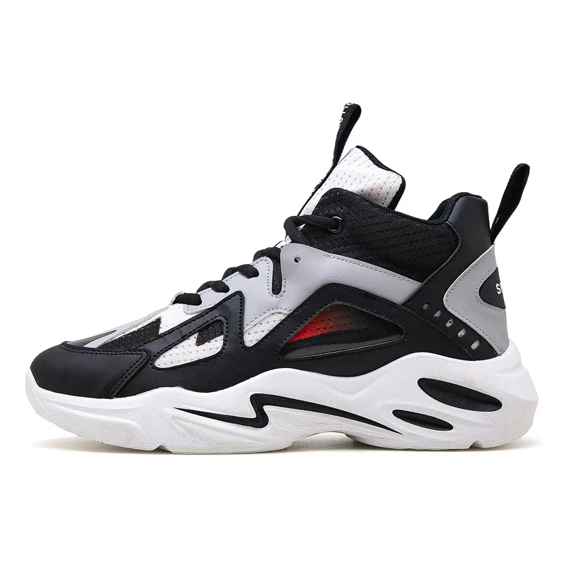 Мужские баскетбольные кроссовки с высоким берцем мужская спортивная обувь