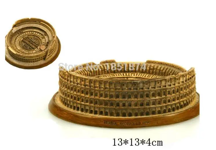 

The Colosseum in Rome, Italy Creative Resin Crafts World Famous Landmark Model Tourism Souvenir Gifts Collection Home Decor