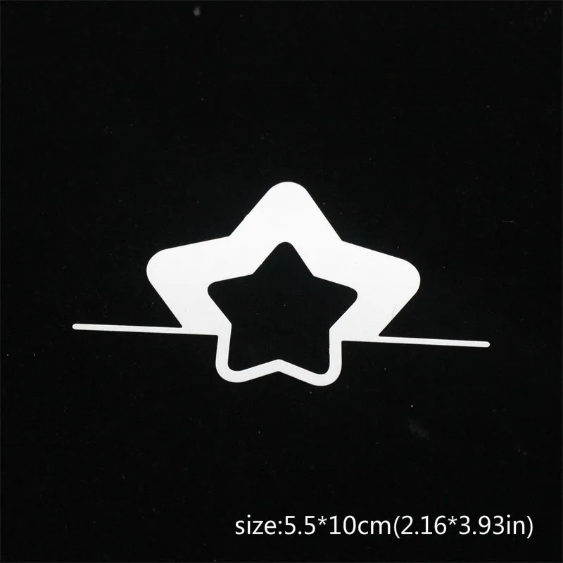 KSCRAFT милый Звездный мешок Топпер металлические штампы трафареты для сделай сам