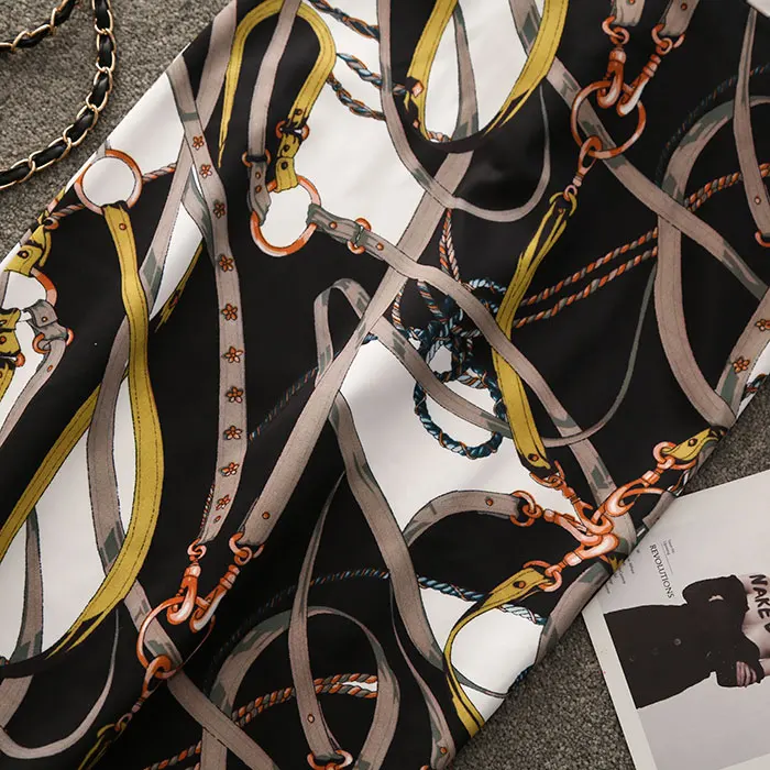 Женские юбки летние с цветочным принтом юбка-карандаш повседневные длиной до