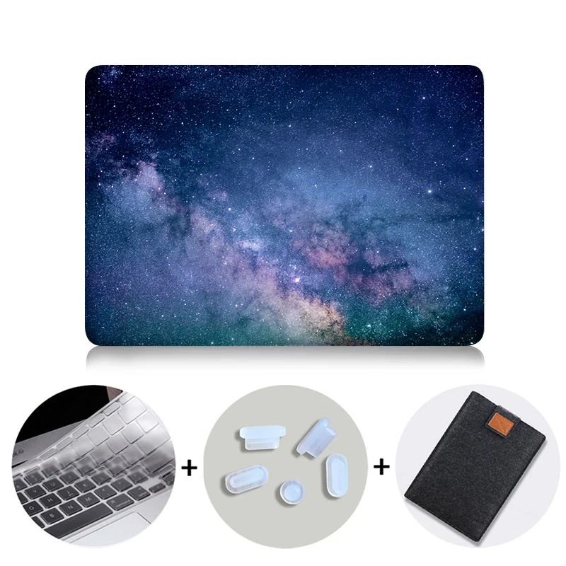 MB01 MTT чехол для ноутбука Звездное небо для Macbook Pro Air retina 11 12 13 15 16 с сенсорной панелью для macbook Pro 13 15 дюймов A1989 A1990 - Цвет: MB01