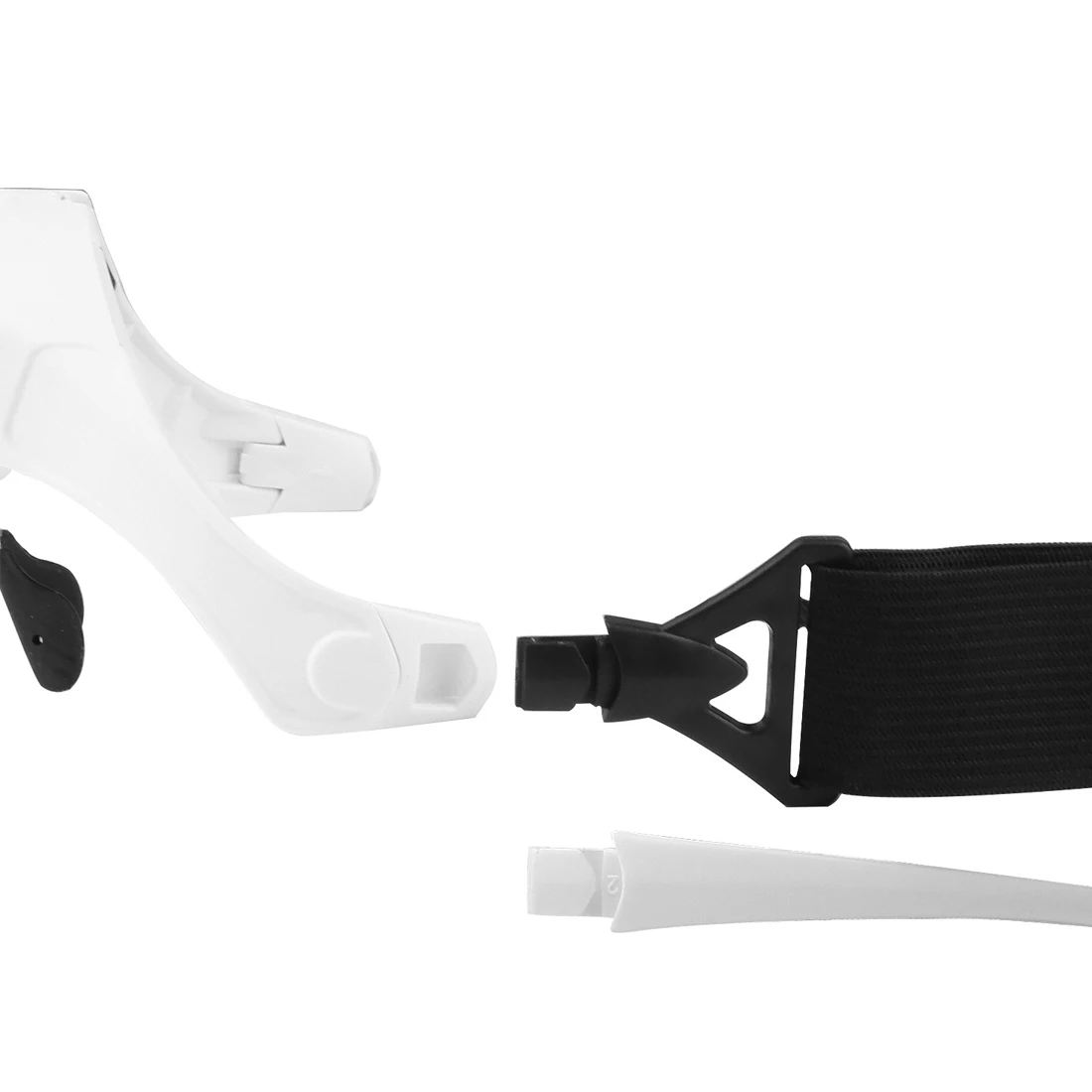 

Headband 5 Lens Eyewear Magnifier With Led Lights LampInterchangeable Lens 1.0X/1.5X/2.0X/2.5X/3.5X Magnifying Glasses