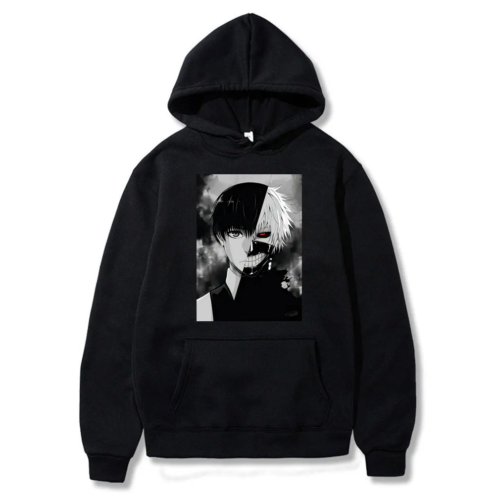 

Tokyo Ghoul Harajuku Hoodie Sweatshirt Men/women Japanese Anime Tokyo Ghoul Kaneki Ken Cosplay Harajuku Hoodies Outerwear
