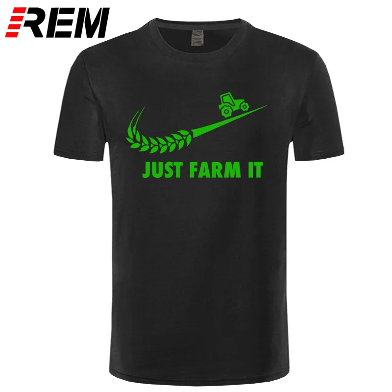 Модная футболка Just Farm It, мужские хлопковые фермерские футболки с круглым вырезом и короткими рукавами, Мужская футболка для сельского хозяйства, топы