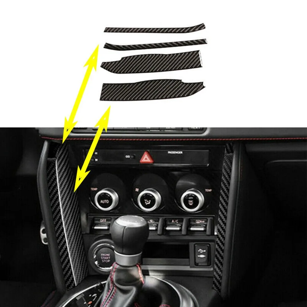

High-Quality ABS Carbon Fiber Center Console Decorative Cover For Subaru BRZ Toyota 86 2013-2020
