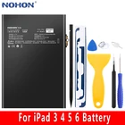 Аккумулятор NOHON для iPad 3 4 3RD 5 Air 6 Air 2 A1403 A1416 A1484 A1475 A1566 A1567, сменный литий-полимерный аккумулятор, Бесплатные инструменты