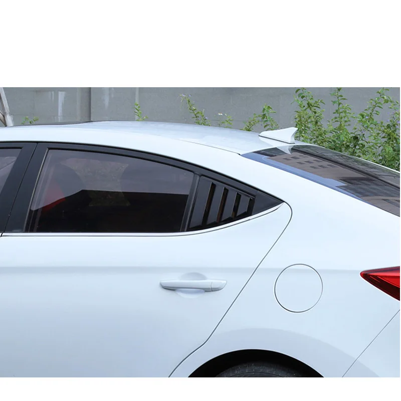Для Hyundai Elantra Avante 2016 2017 2018 ABS матовая ручка для заднего стекла треугольная крышка