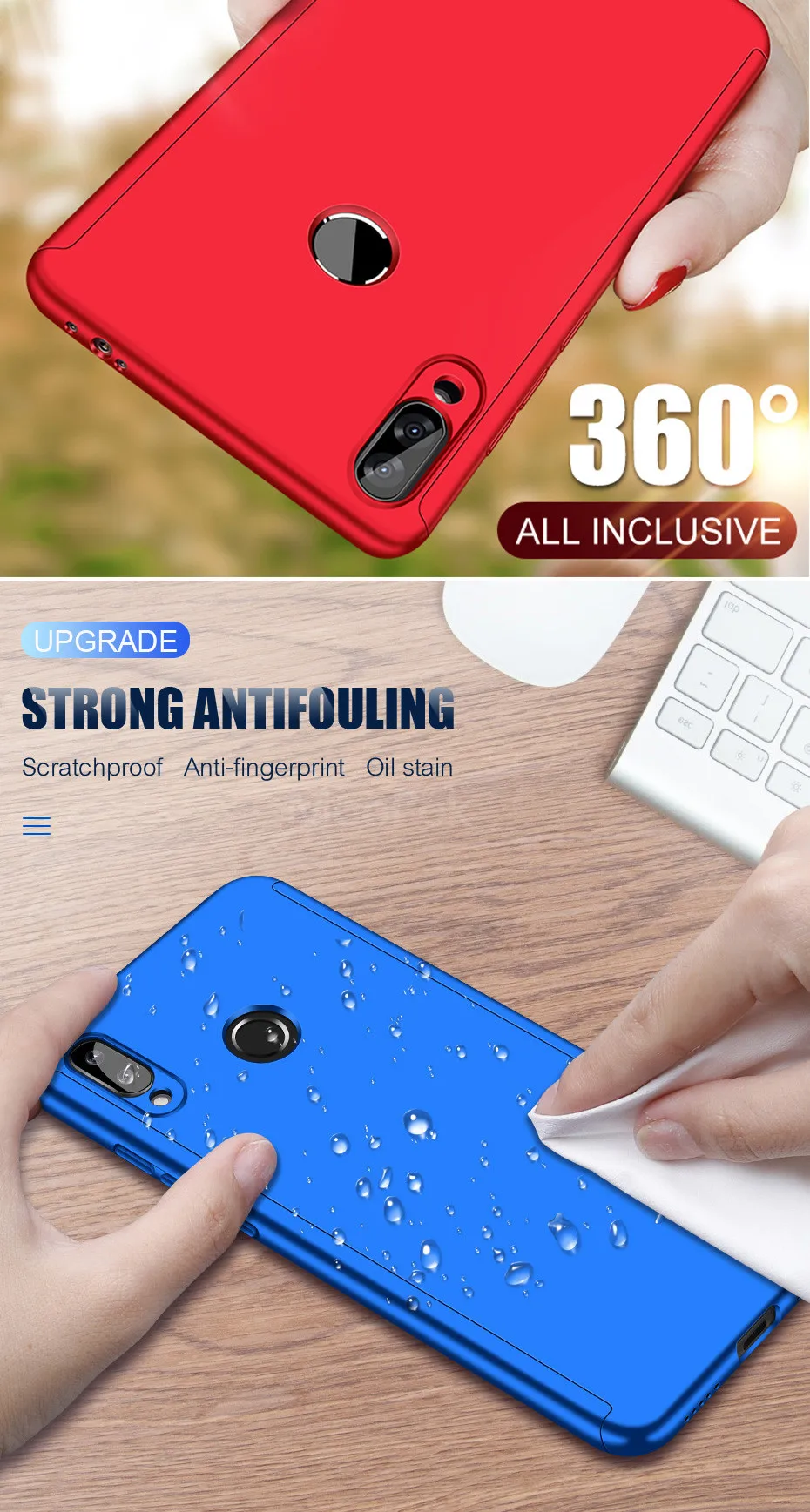 Moopok 360 Полный чехол для телефона Xiaomi Redmi Note 7 6 5 Pro 5A защитный чехол для Redmi 7A 6A K20 Pro 5 Plus чехлы