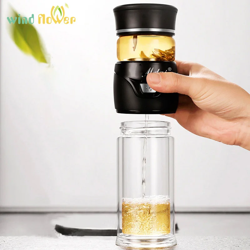 Ветер цветок двойные стеклянные сухие лепестки и разделительный фильтр