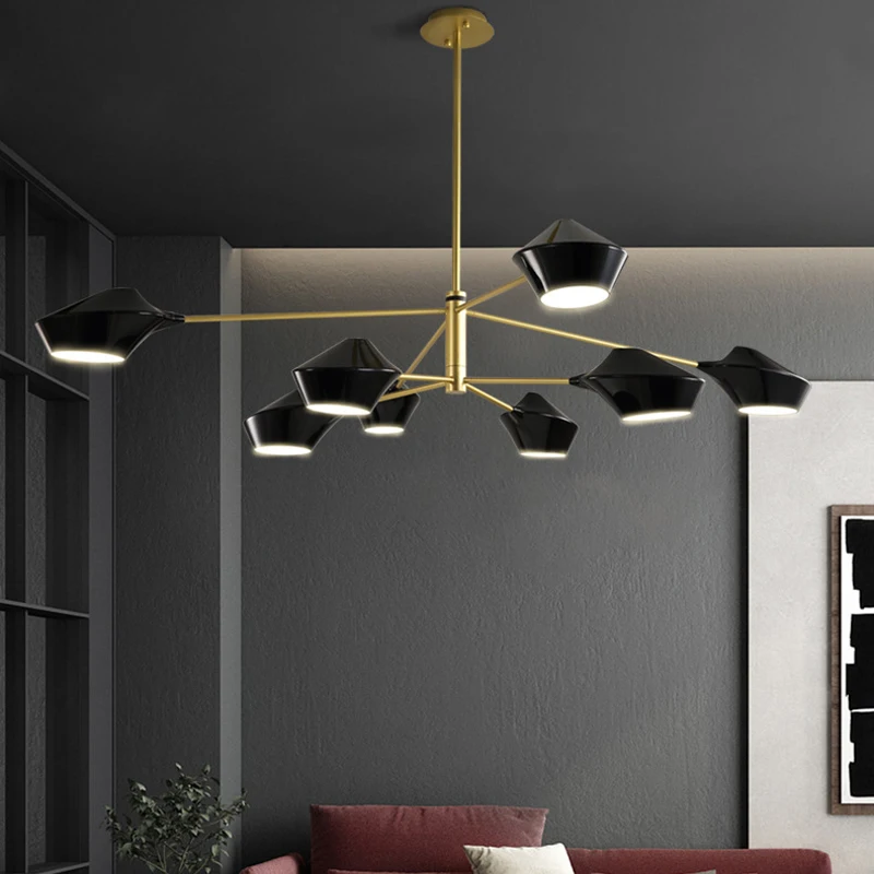 Современный светодиодный потолочный светильник люстра для гостиной спальни